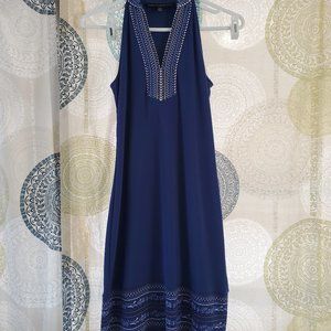🤩3/$15! White House Black Market Persian blue dress (XXS)